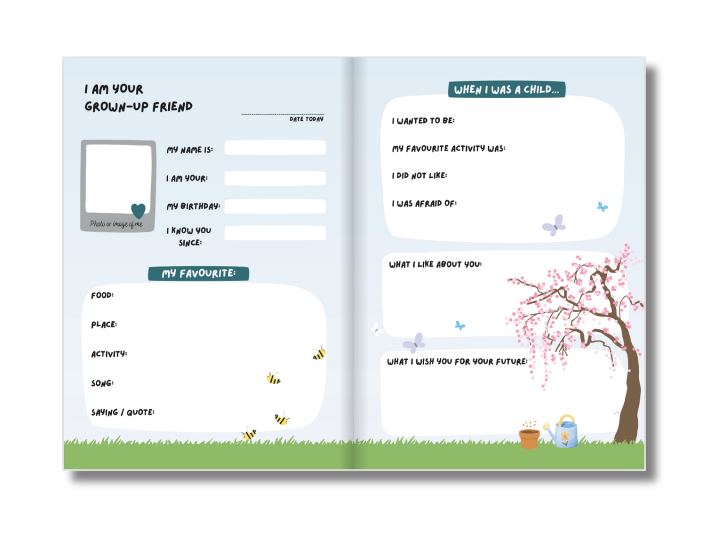 Friendship Book - Dogs / Cute Animals (Ages 6-8)