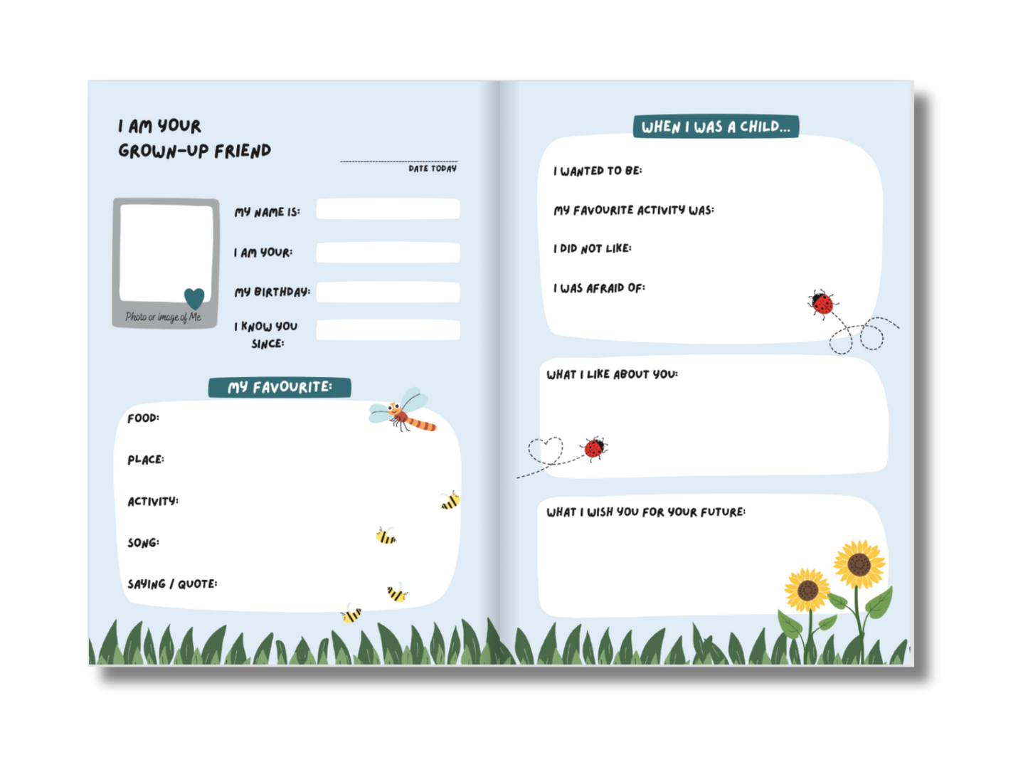 Friendship Book: Unicorns & Tales (Ages 4-6)