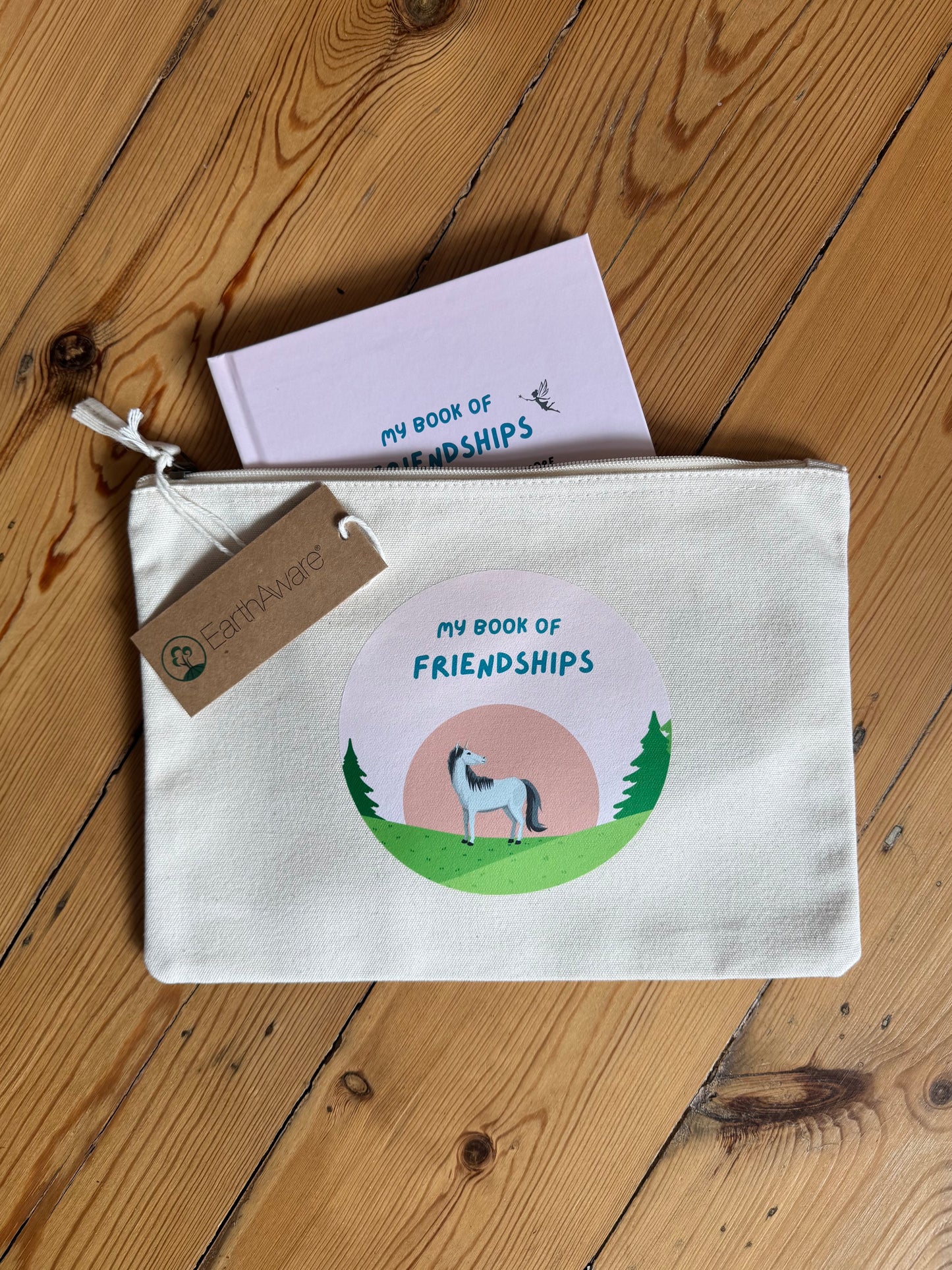 Bundle: Unicorn Friendship Book + Matching Pouch