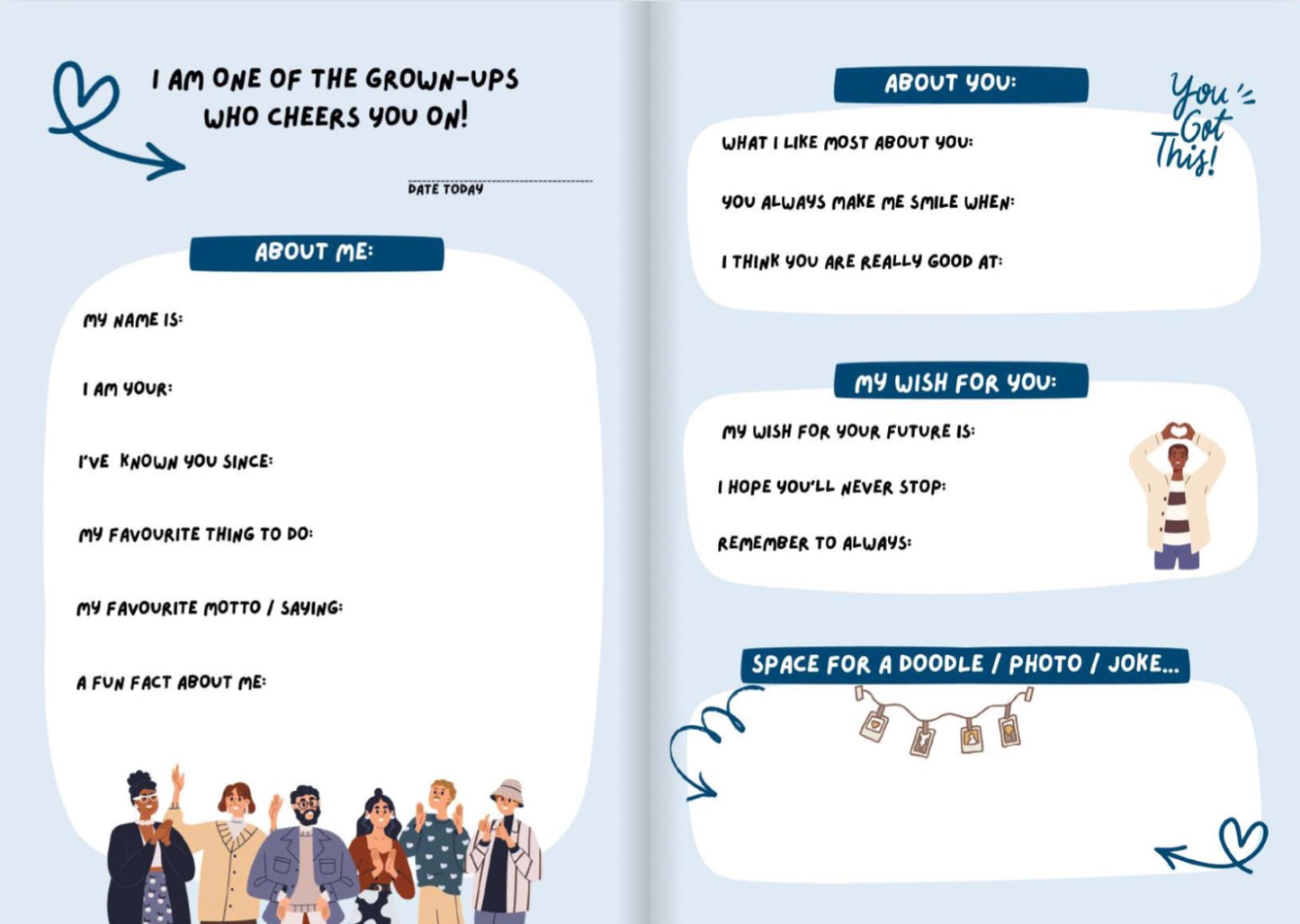 Friendship Book: Surf, Ride & Smile (Ages 9+)